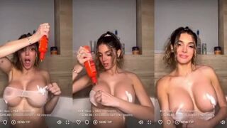 Lyna Perez bare tits creaming