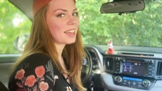 Ivory Fox fucked in car