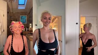 Lindsey Pelas Live Nude Try-on