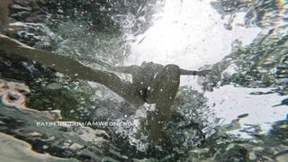 AmWednesday - Swimming (Great Pussy & Butthole Close Up)
