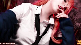 MollyRedWolf - Chainsaw Man. Hard Fuck In Doggystyle And Hot Creampie In Pussy With P