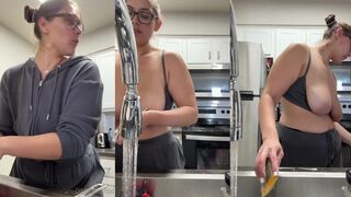 F.S OF - Topless Dish Washing