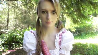 DestinationKat Red Riding Hood Fucked In The Woods