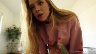 Caroline Zalog Lace Skims Try On Video Leaked