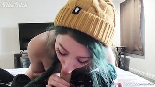 Boba_Bitch - Sex Tape With Creampie (Blowjob With Deepthroat & Cowgirl)