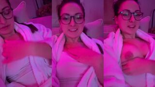 toes_onyou - puffy nipple tease