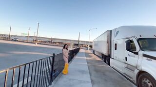 Nicole Niagara Flashing, teasing and cumming in public streets