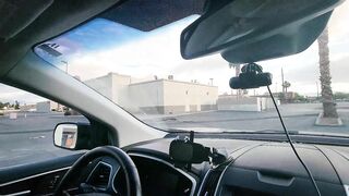 Nicole Niagara Filmed being a slut in front of strangers + Solo Car Fun