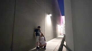 Nicole Niagara White night gown in public Pt1 flashing, sucking and fucking