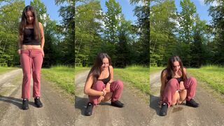 toes_onyou - pissing on a country road