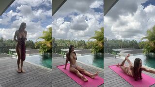 G.S OF - Naughty Outdoor Yoga Session