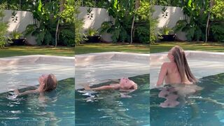 Daisy Keech Naked in Pool Onlyfans
