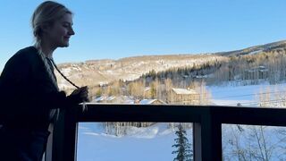 Eva Elfie - Creampie In Snow Mountains