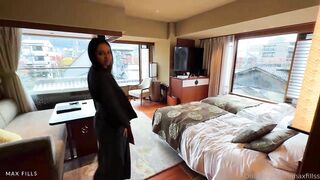 Hailey Rose, Max Fills - Creampie In Public Japanese “Onsen” Bath