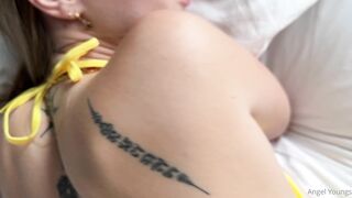 Angel Youngs Catches Her Stepbro Jerking off