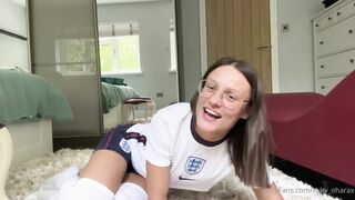 Ruby British uk England dildo solo