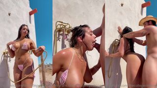 Mia Monroe | thecollegestripper outdoor shower sextape onlyfans
