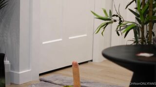 veronika vengeance riding a dildo on heels