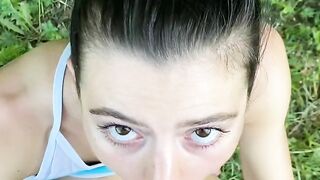 Karamitch- first public blowjob throatpie