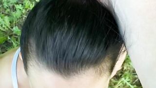 Karamitch- first public blowjob throatpie