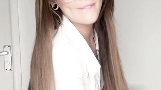 Elle OF Anal Glass Dildo