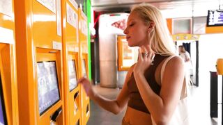 Bitchinbubba Emma White-Brown Sheer Top With Emma White