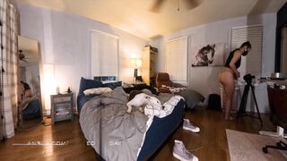 AMWednesday - Cleaning in Thong - Multi View