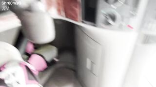 Shrooms Q - Petite Alt Girl Drains Daddy's Balls on the Drive Home