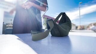 DaringKiara Stripping Naked In Public Restaurant in Front of Waiter