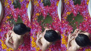 Lily Adrianne Naked Flower Bath Onlyfans