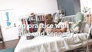 NakedBakers GG Practice with Allie and Kennedy