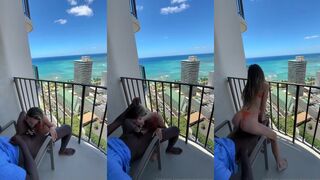 SnowMarie69 Balcony Sextape Video Leaked