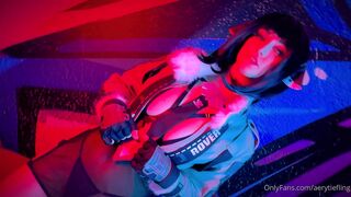 Aery Tiefling dildo fuck and cosplay Jane Doe