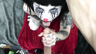 Slutty Spice -- Clown face fuck