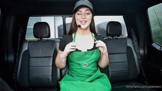 Jadeteen - Starbucks barista comes hard