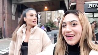 Marina Maya and Artemis Carmona London Cumwalk