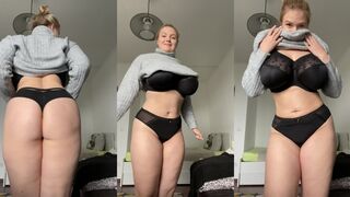 KIRA IN BLACK PANTIES