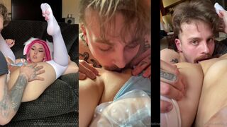 Bunny Boy Lo bunny costume bj