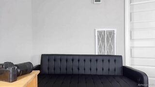 Amouranth Casting Couch Sloppy BJ Cumshot