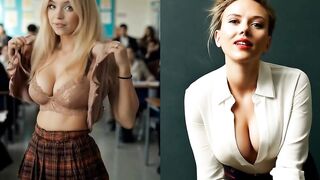 Sydney Sweeney & Scarlett Johansson Nude Lesbian Lovers Scene_edit