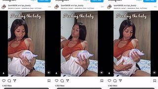 Angelysc - IG trend big breastfeed fake bb