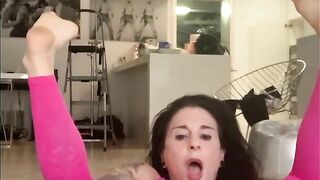 J.A OF -  Anal and Squirting In My Ripped Yoga Pants